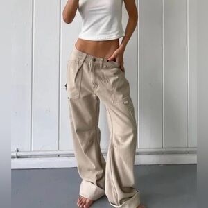 Lioness Tan Cargo Pants
